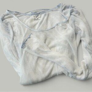 Free People Stretchy Gauze Knit Extra Long Tunic